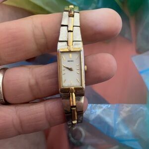 Seiko Silver and Gold Two-Tone Watch